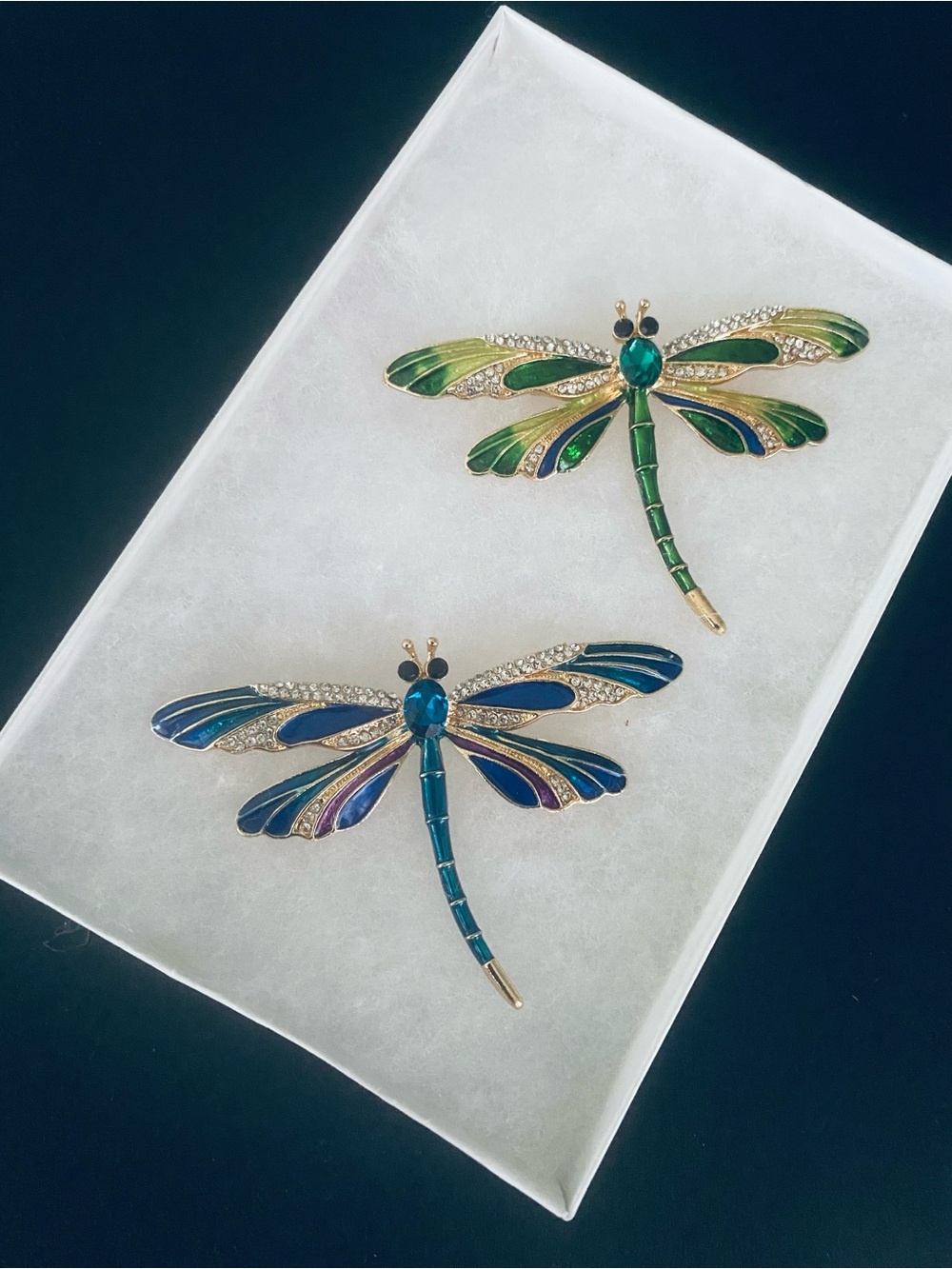 🍏50% OFF/3+...Enamel Dragonfly Brooch